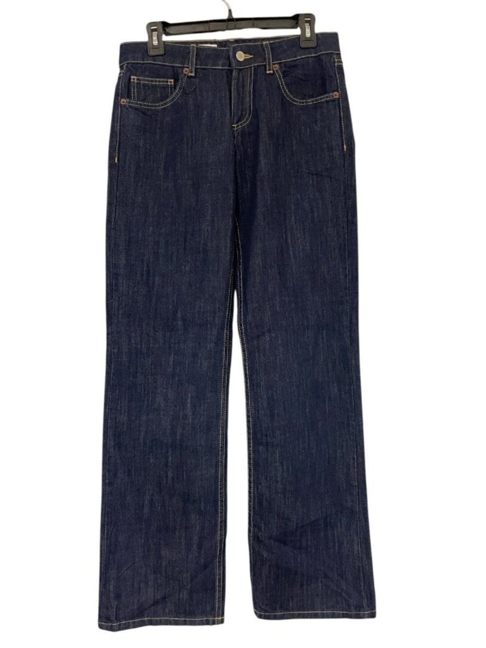 Zara Womens Jeans EU 36 US 4 Blue Denim Relaxed Straight Low Rise 6929/225 NWOT